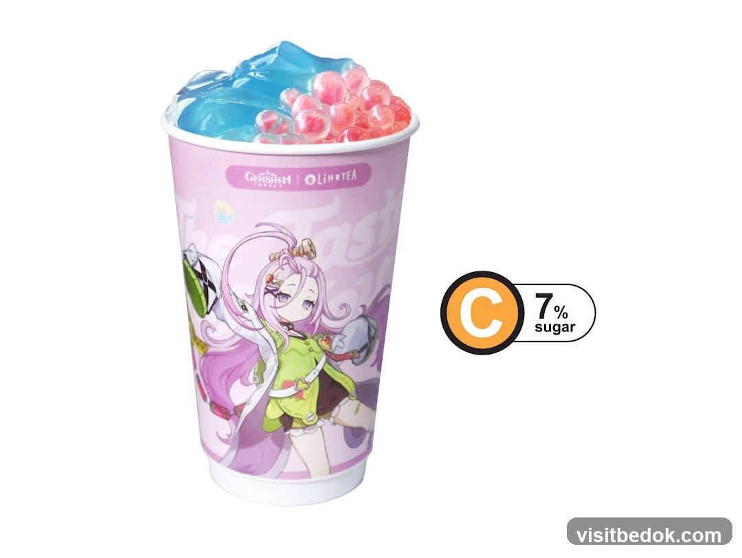 Genshin Impact Themed Drink