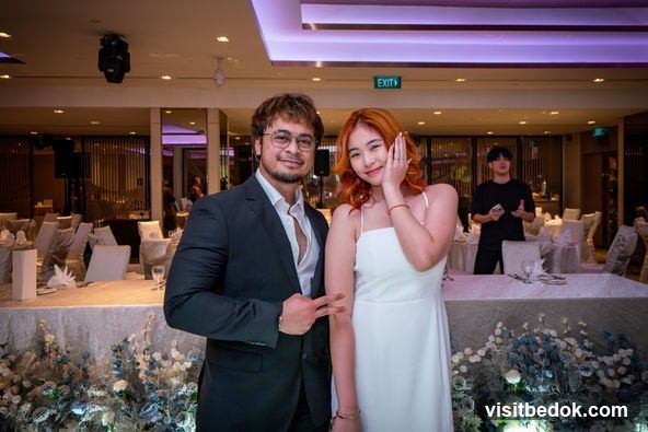 Couple Posing at Event
