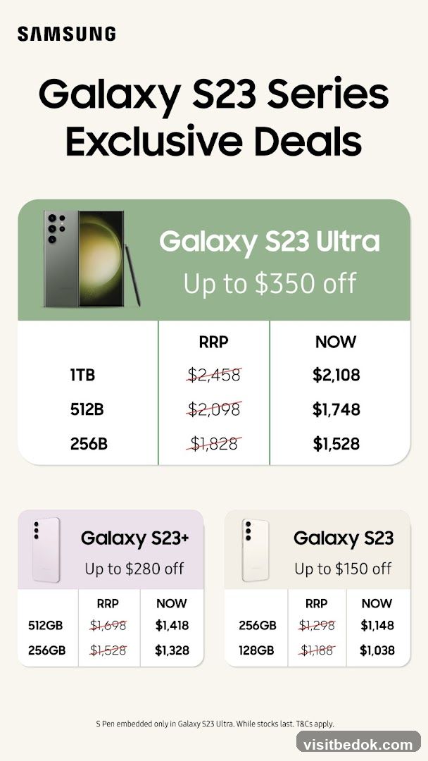 Samsung Galaxy S23 Series Exclusive Deals