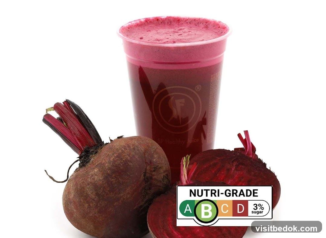 Beetroot Juice with Nutri-Grade Label