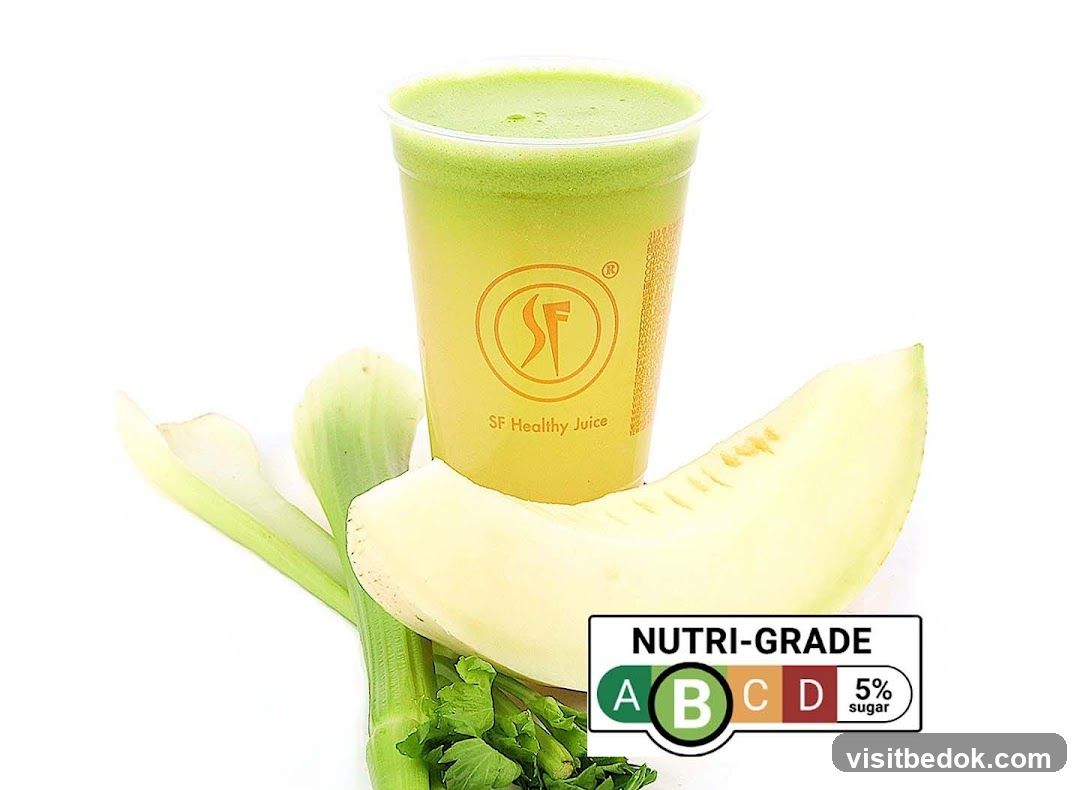 SF Healthy Juice with Celery and Melon
