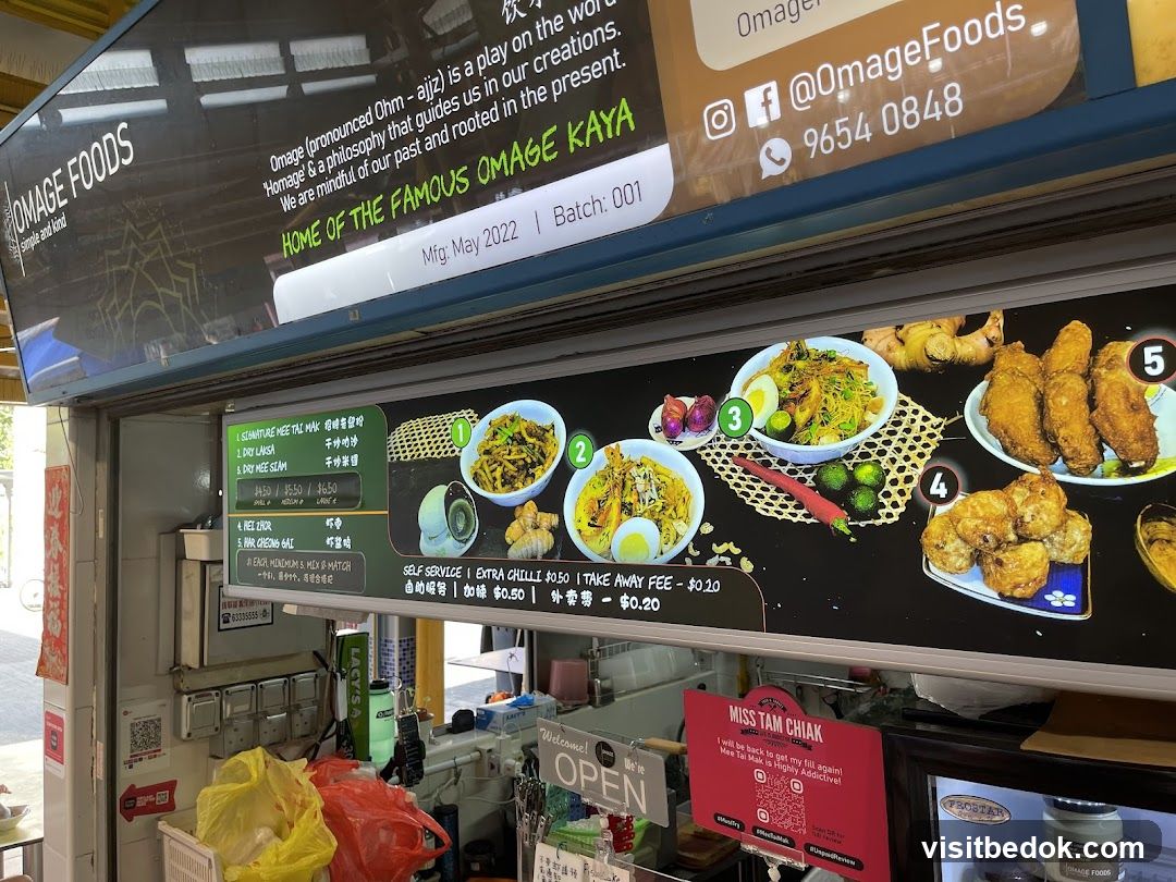 Food Stall Menu and Signage