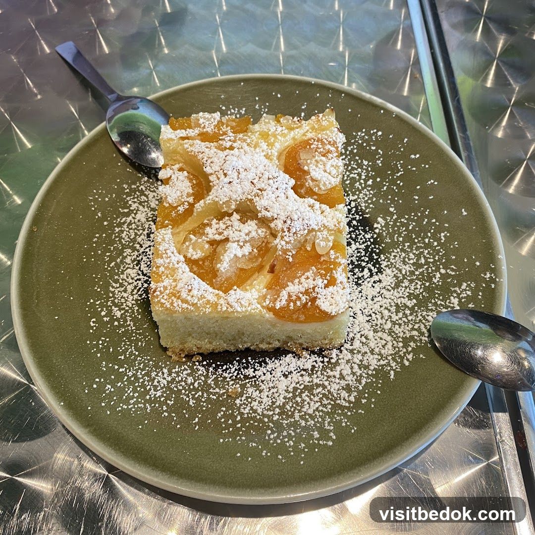 Apricot Cake Slice