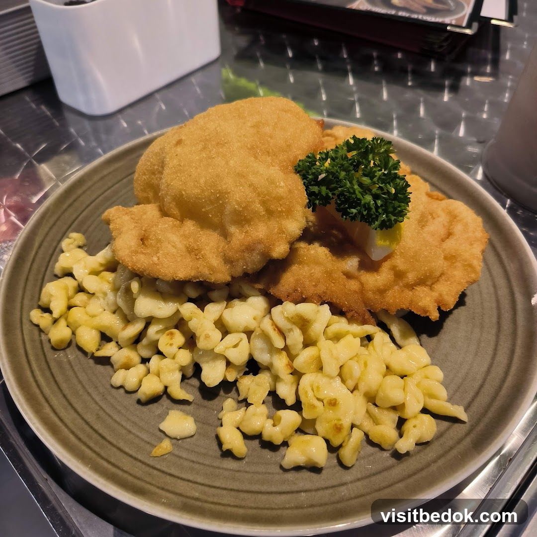 Schnitzel with Spätzle