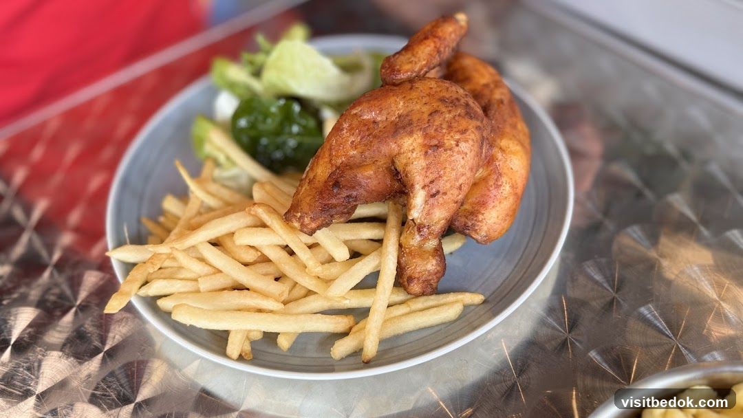 Roasted Chicken with Fries