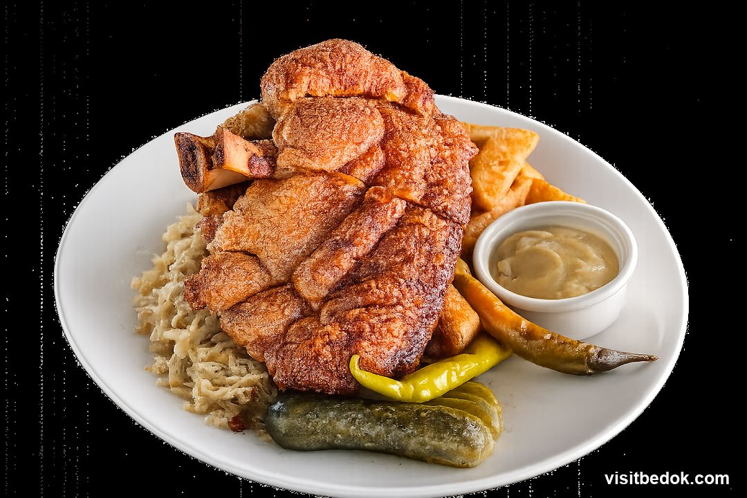 Crispy Pork Knuckle with Sides