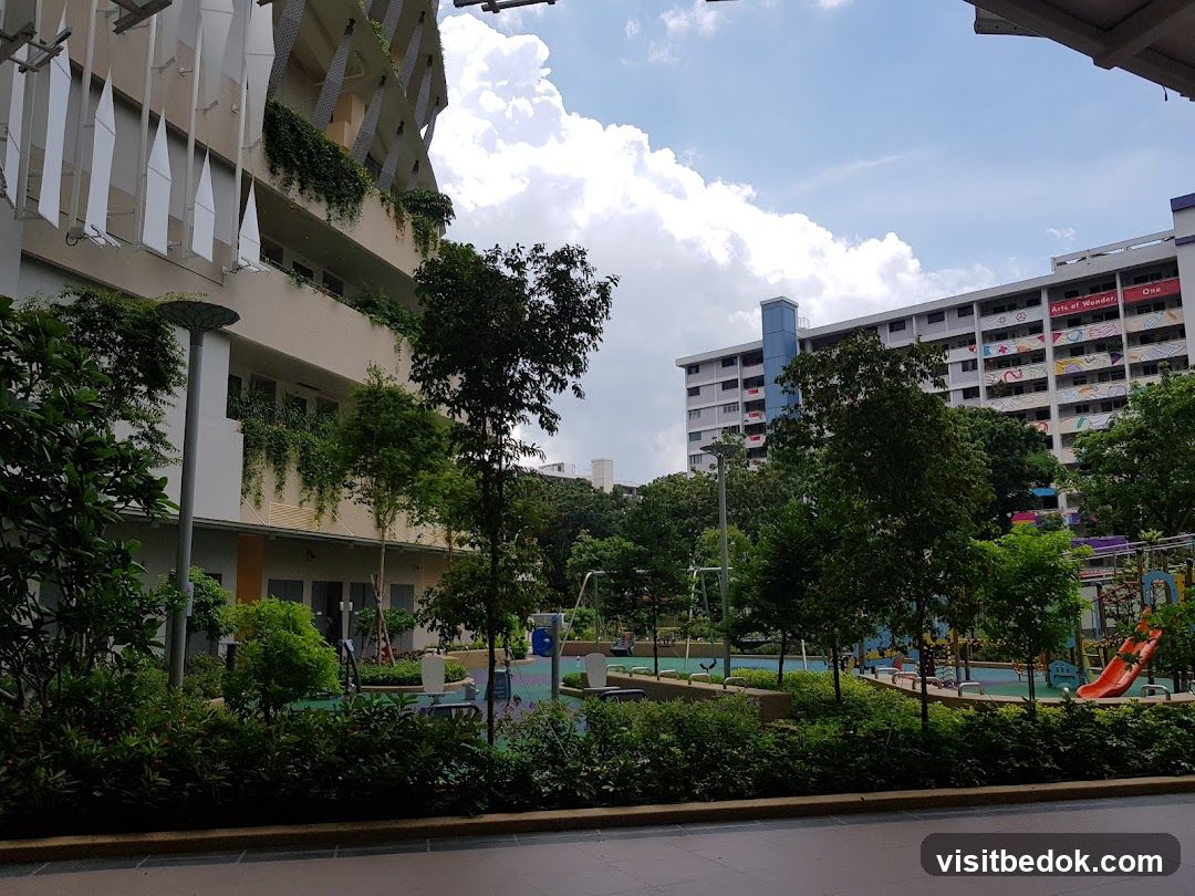 Apartment Buildings and Playground