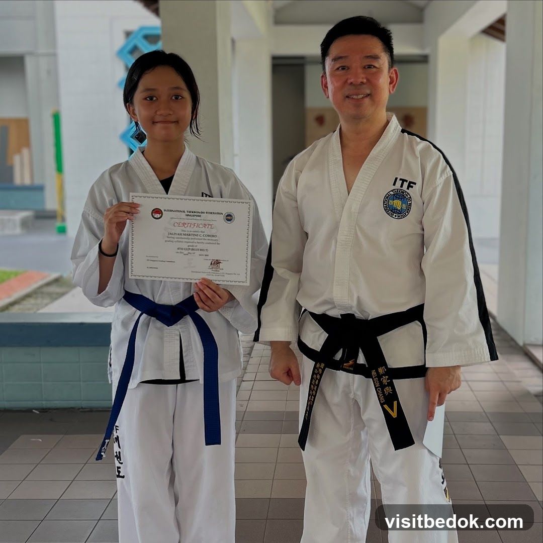 Taekwondo Certificate Presentation