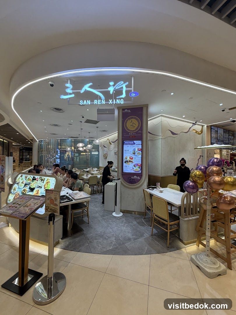 Restaurant Interior with Digital Menu