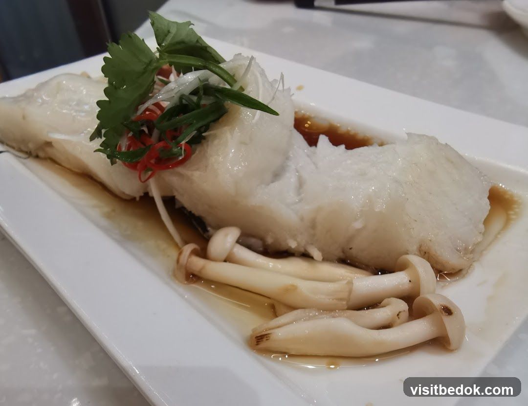 Steamed Fish with Mushrooms
