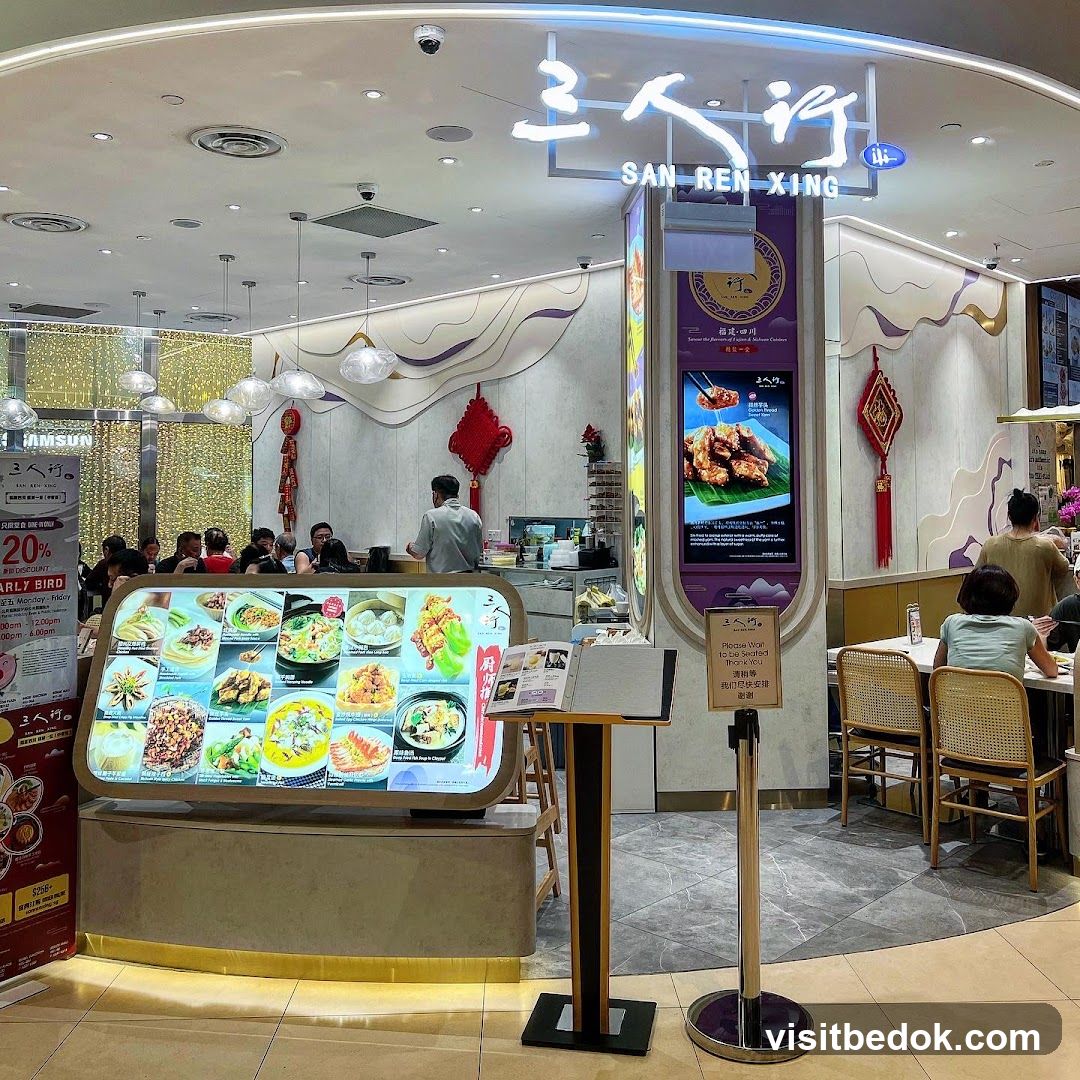 Restaurant Interior with Digital Menu