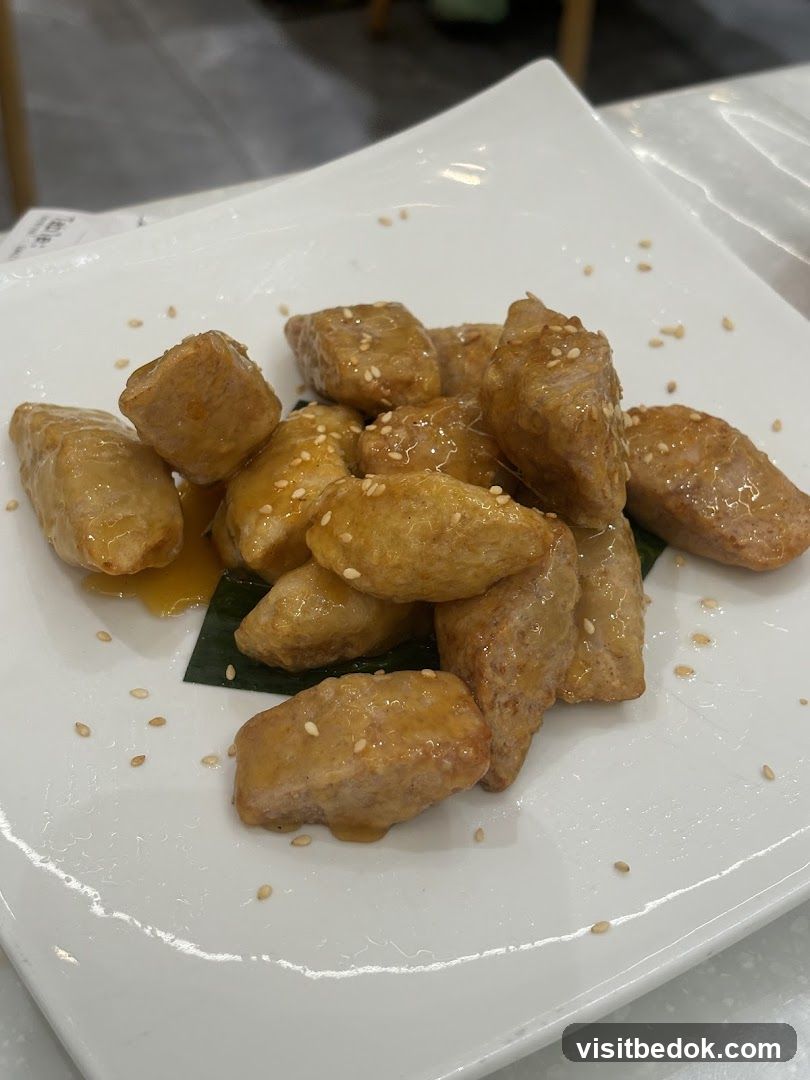 Fried Meat Bites with Sesame Seeds