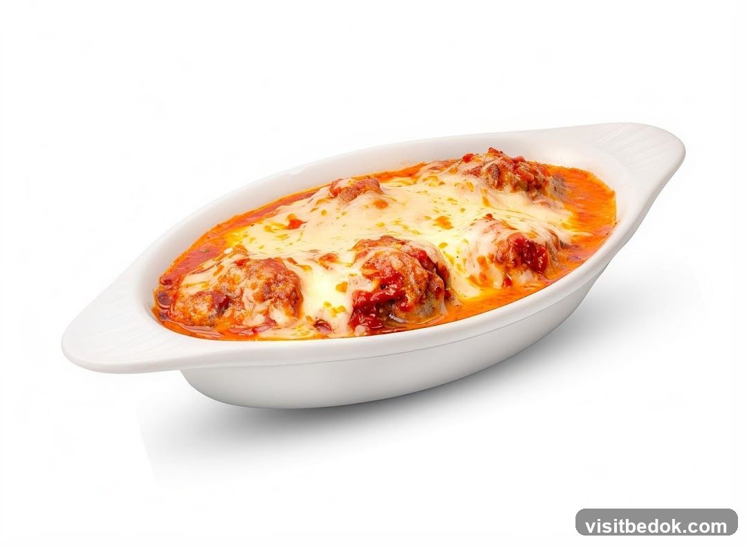 Baked Meatballs with Cheese