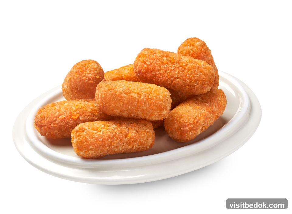 Croquettes on a Plate