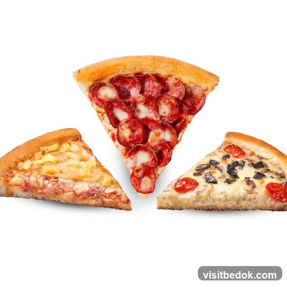 Three Slices of Pizza