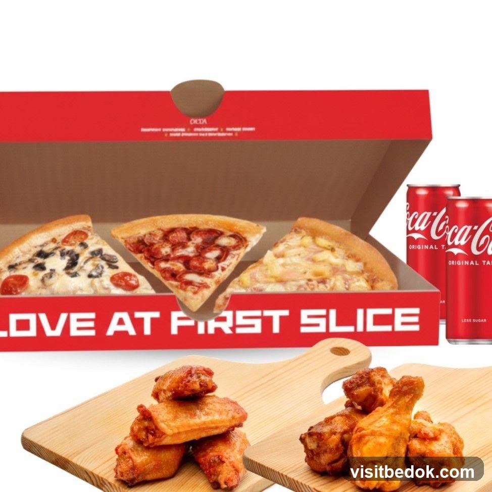 Pizza, Wings, and Coca-Cola
