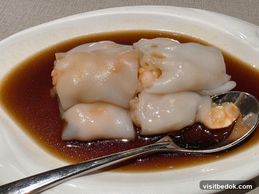 Shrimp Rice Noodle Rolls