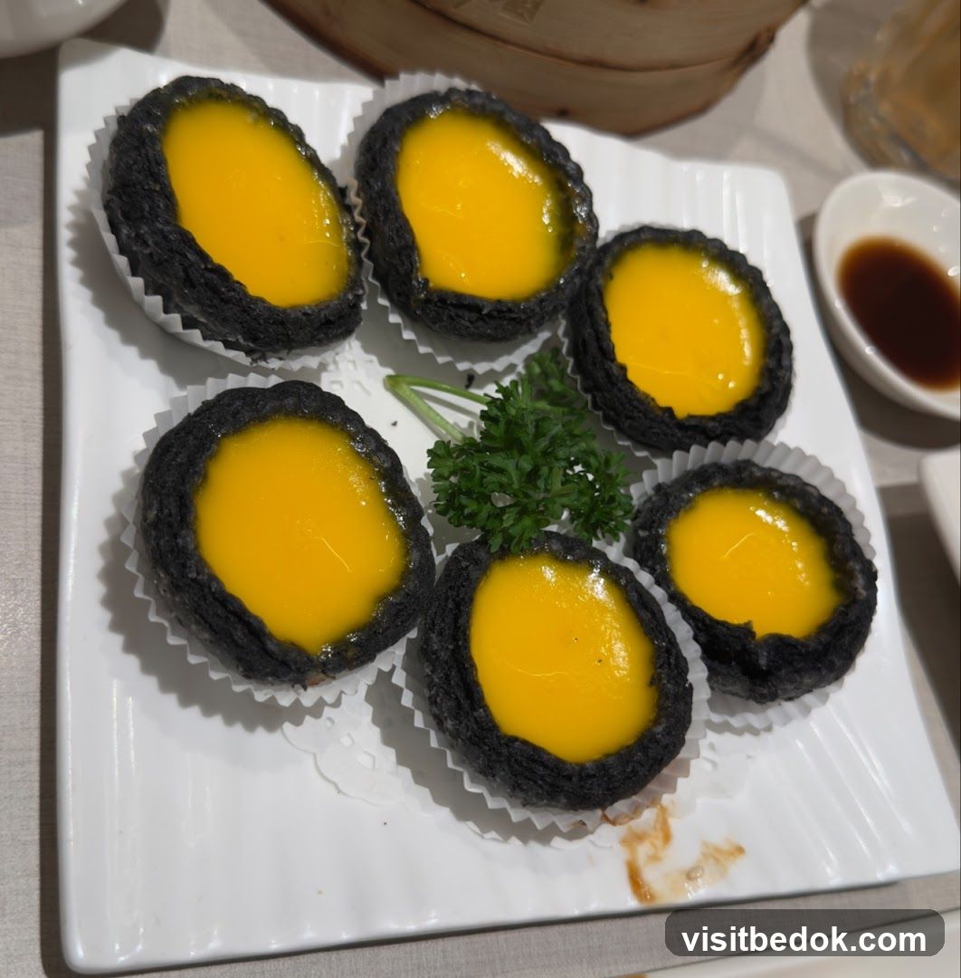 Black Charcoal Egg Tarts