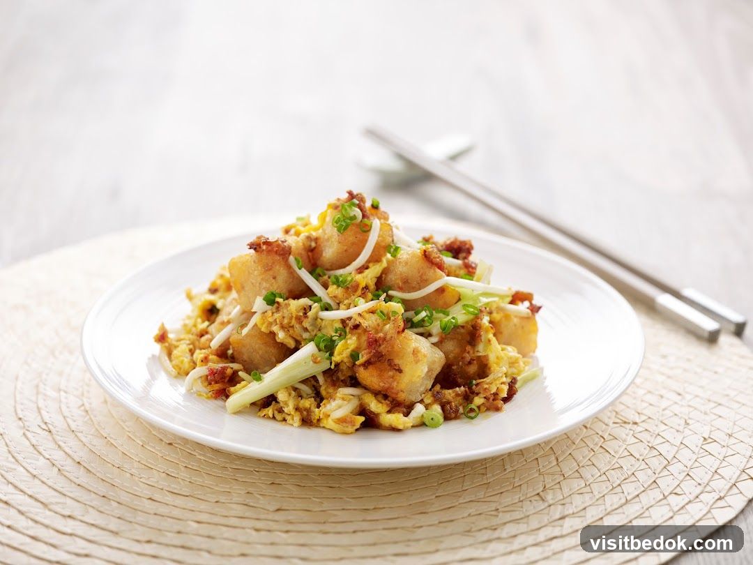 Fried Turnip Cake with Scrambled Eggs