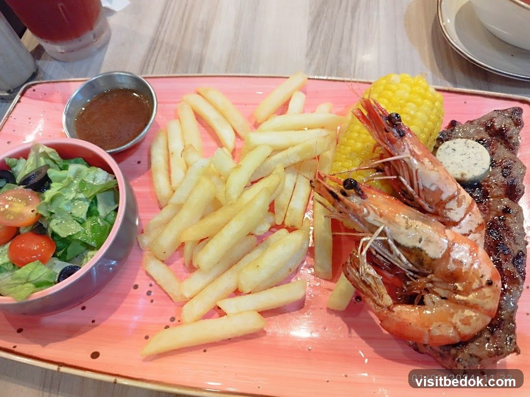 Steak and Shrimp Platter