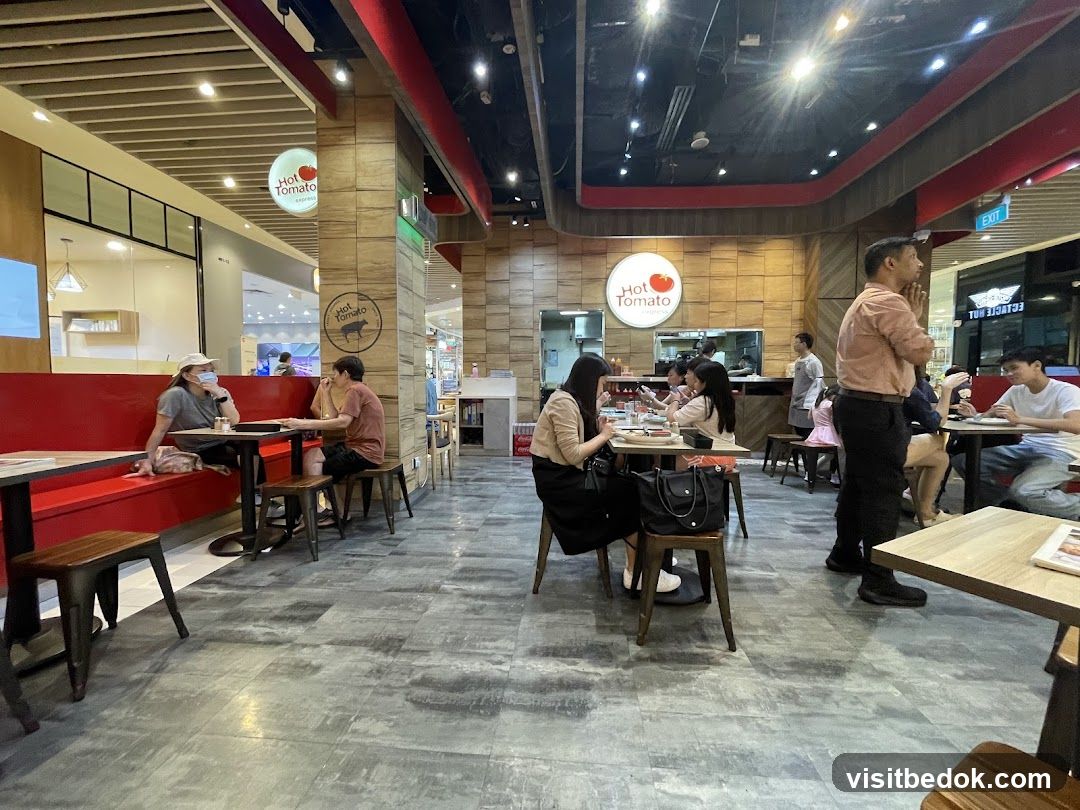 Interior of a restaurant