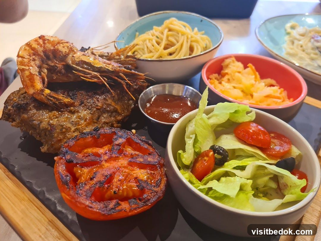 Steak and Shrimp Platter