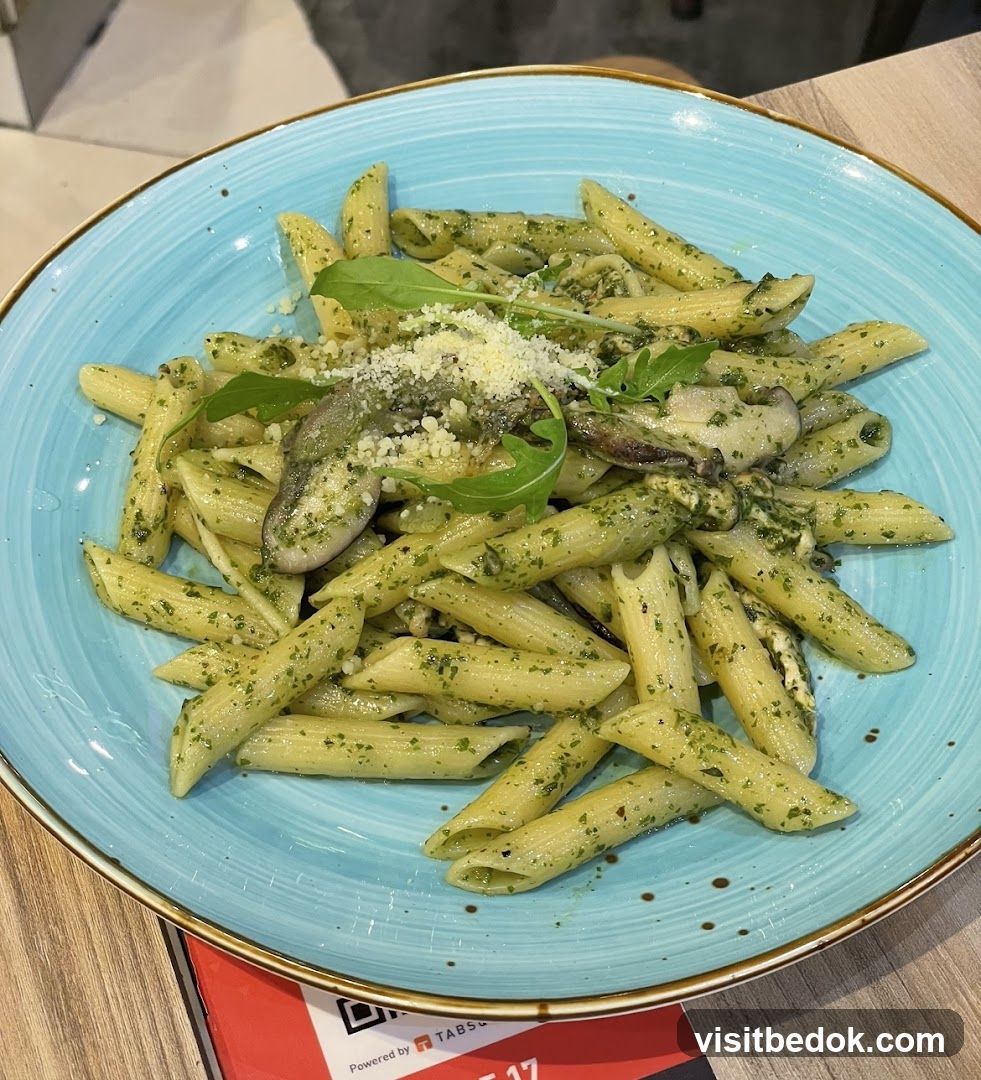 Penne Pasta with Pesto