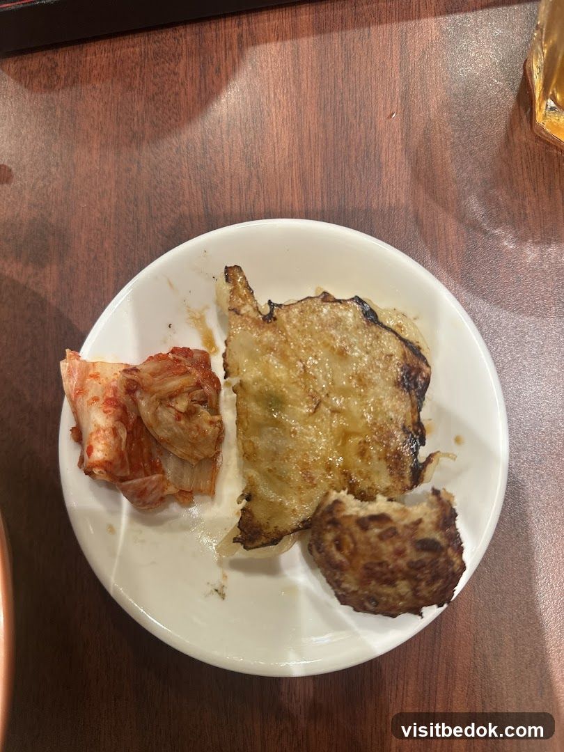 Fried Dumplings and Kimchi