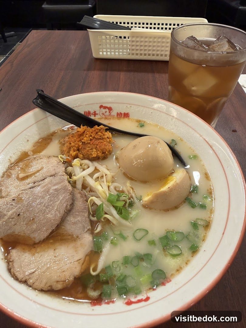 Ramen and Iced Tea