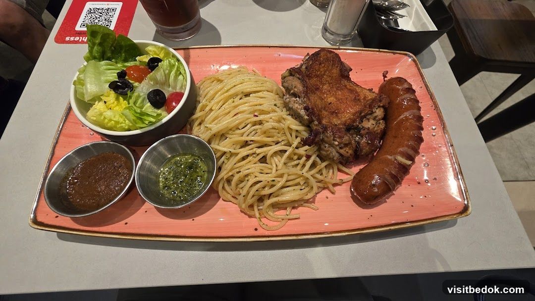 Meal with Pasta, Chicken, and Sausage