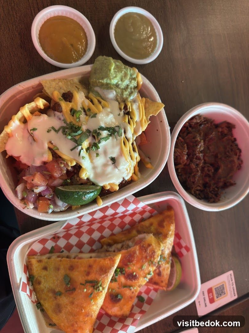 Mexican Food Spread