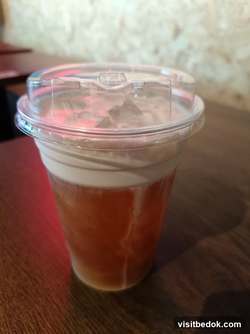 Iced Tea with Cream