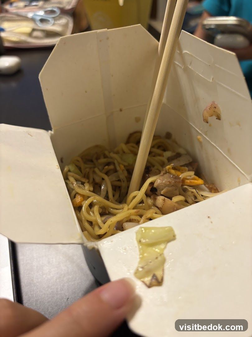 Noodles in a Takeout Box