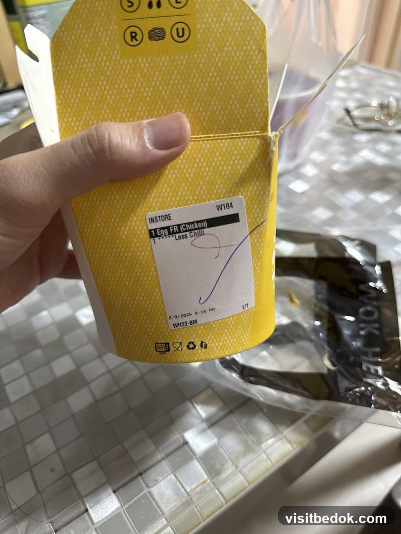 Food Container Label