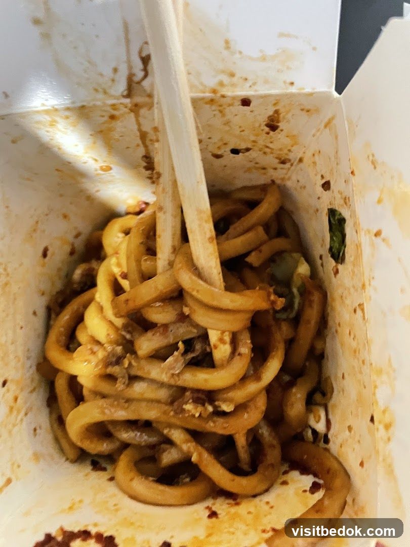 Noodles in a Takeout Box