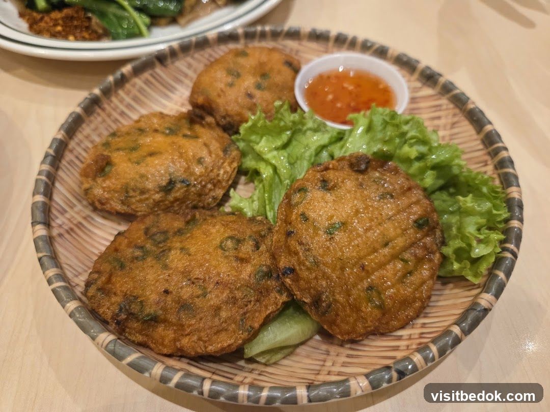 Fried Fish Cakes with Dipping Sauce