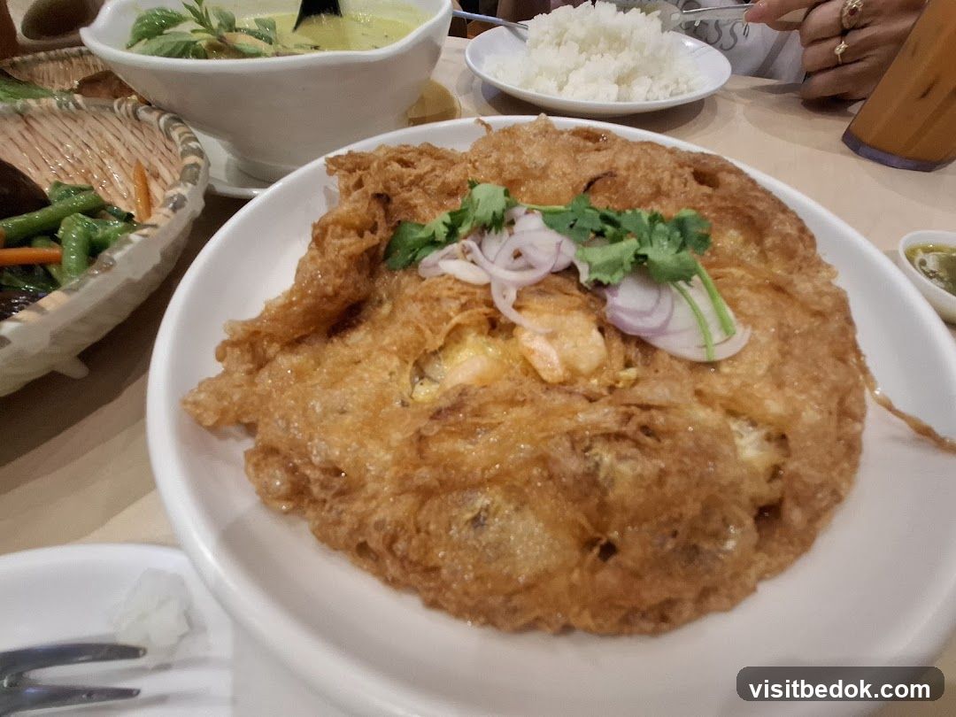 Thai Omelette with Shrimp