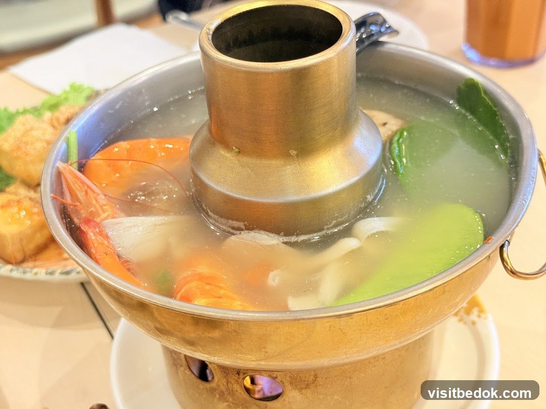 Hot Pot with Shrimp and Tofu
