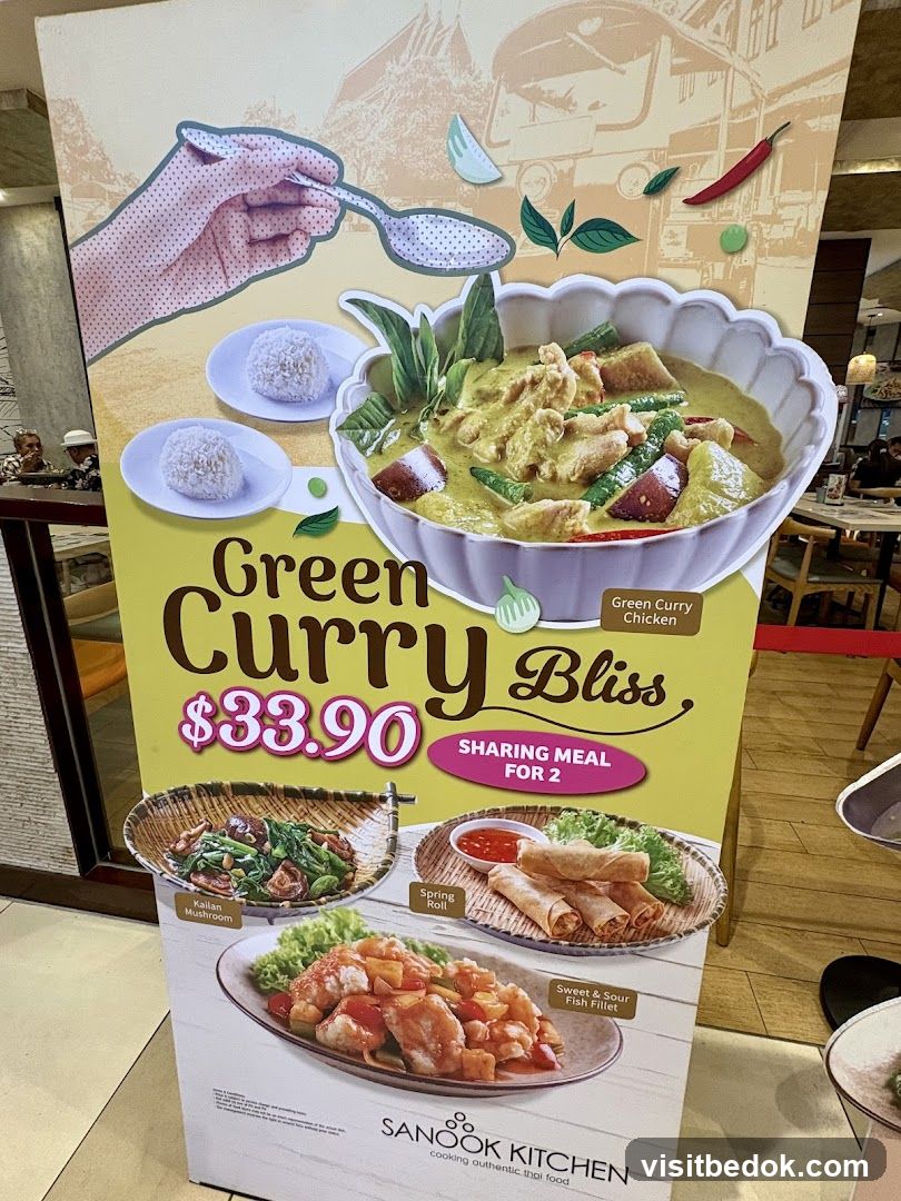 Green Curry Bliss Sharing Meal