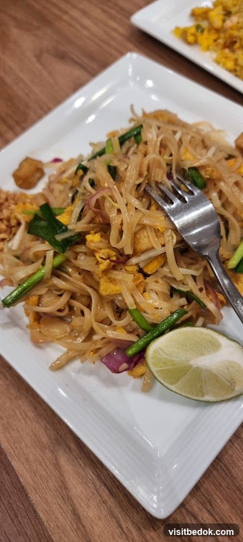 Pad Thai with Lime and Peanuts