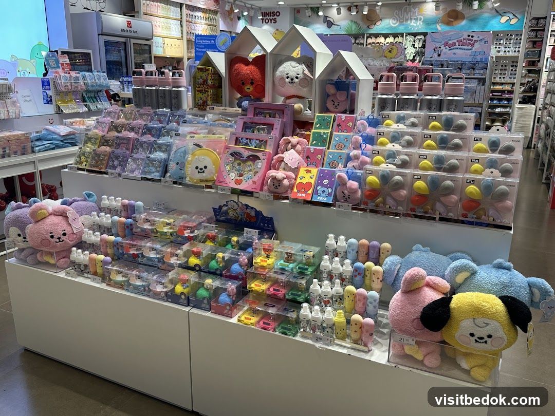 BT21 Merchandise Display