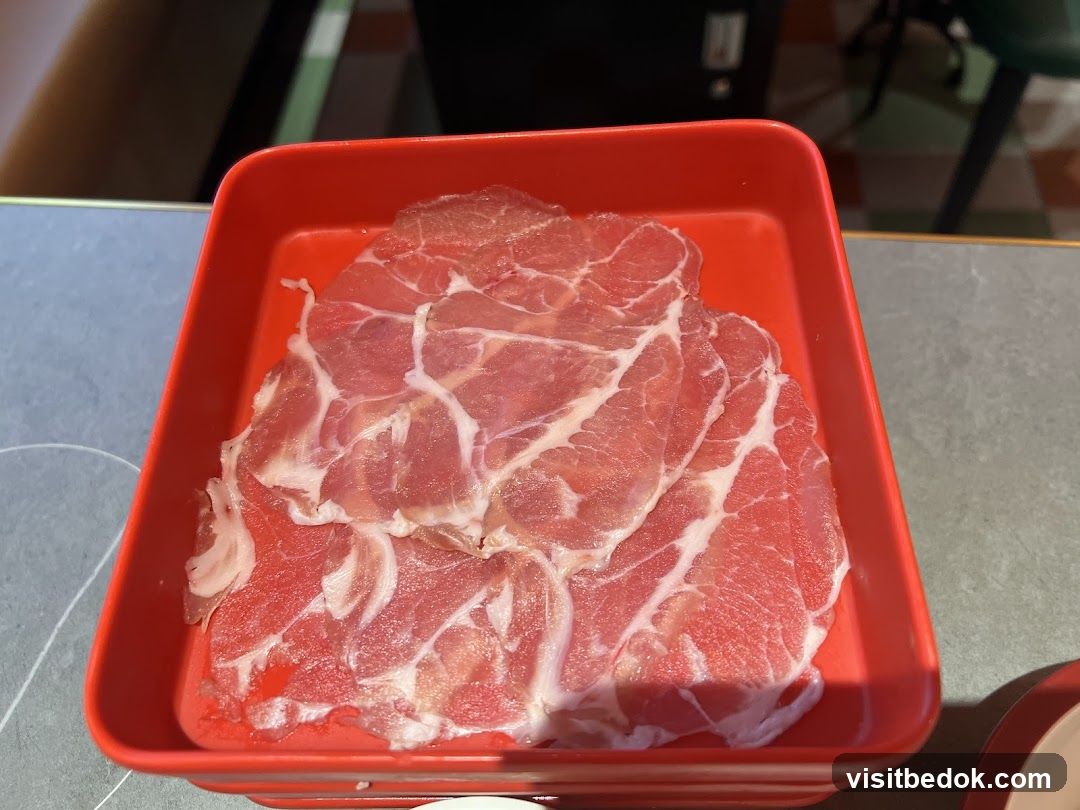Thinly Sliced Meat