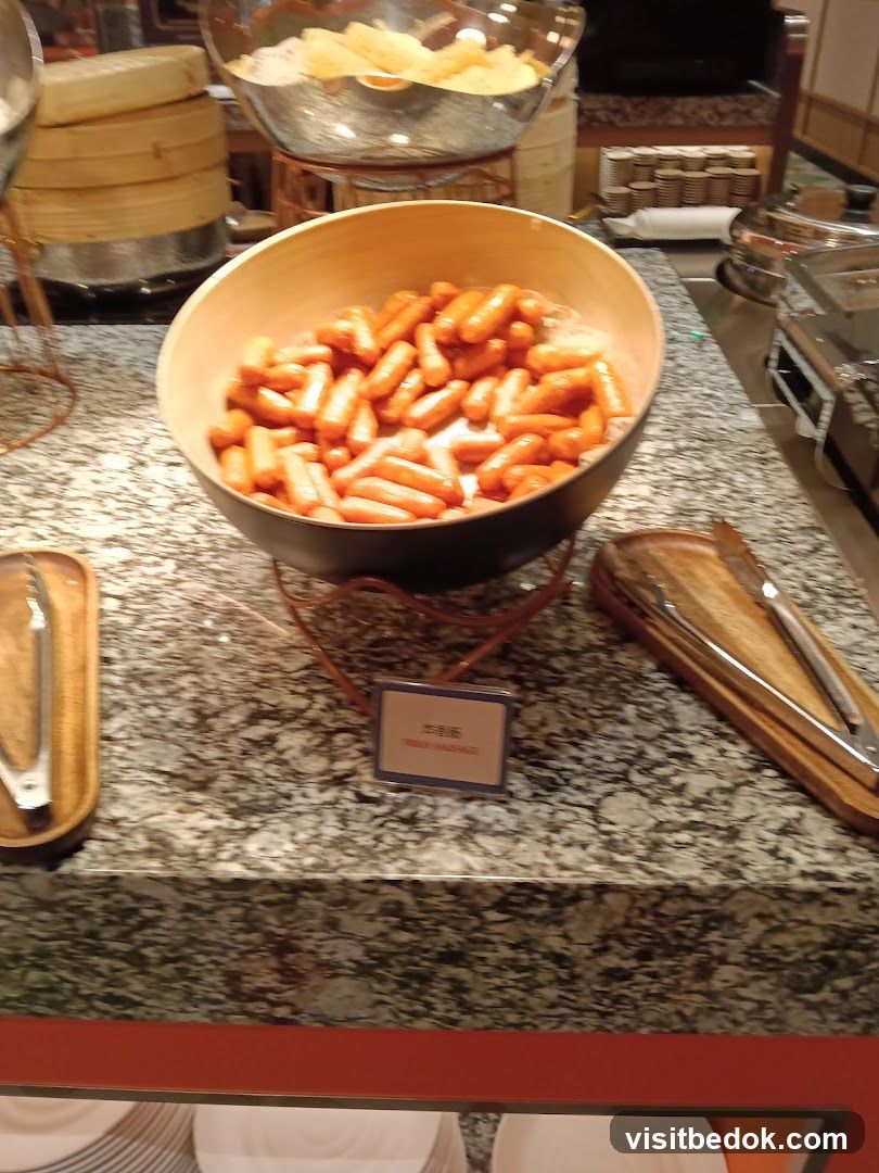 Sausages on a Buffet