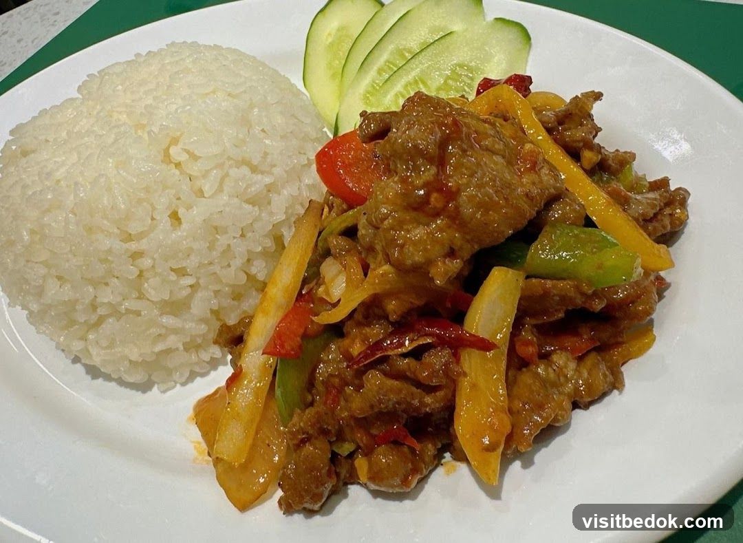 Beef Stir-fry with Rice