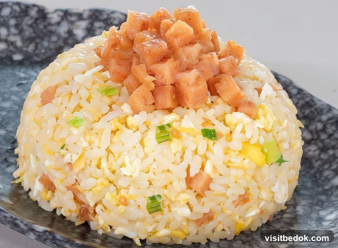 Fried Rice with Diced Meat