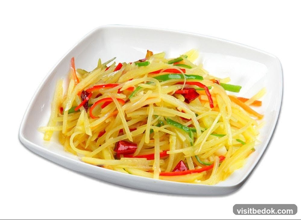 Shredded Potato Stir-fry