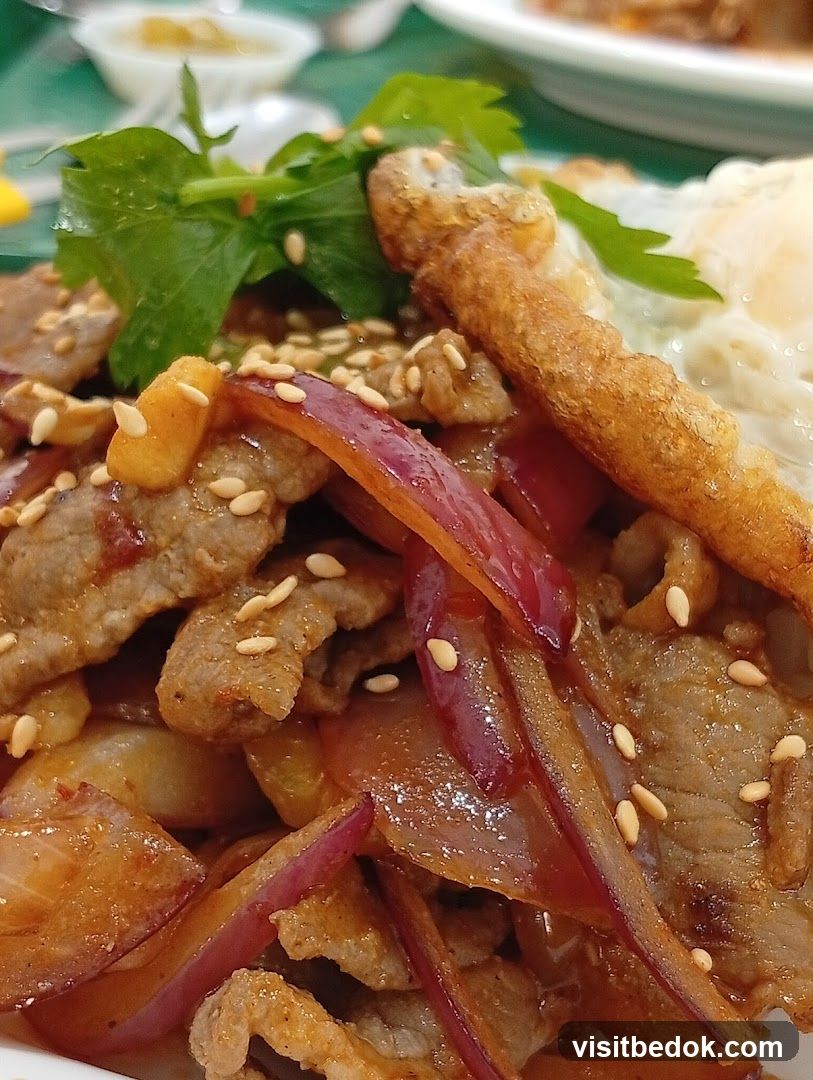 Stir-fried Beef with Onions