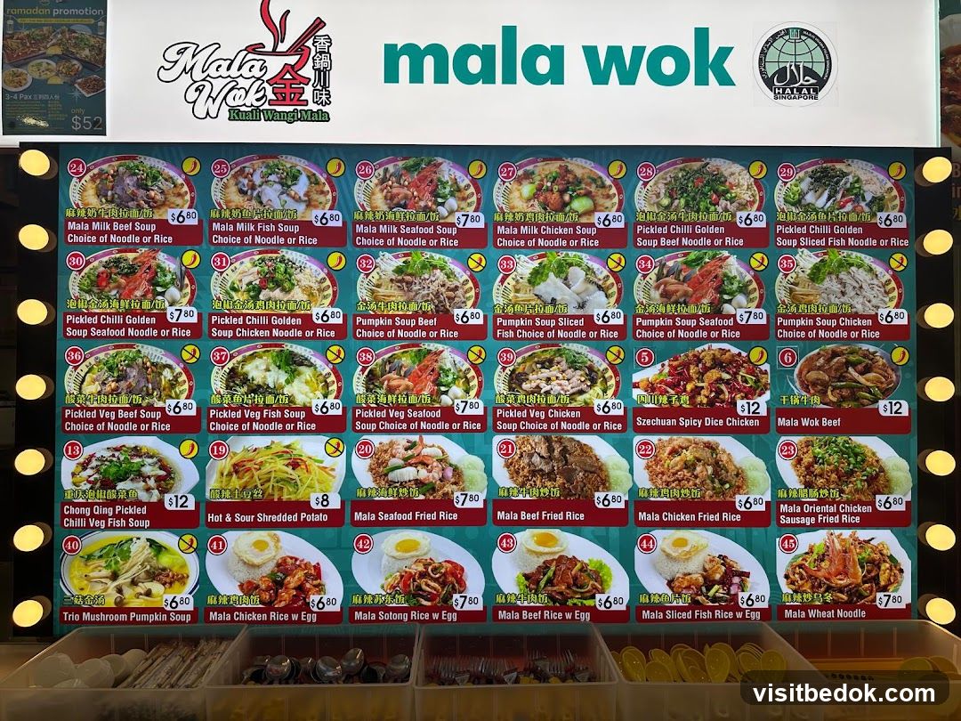 Mala Wok Menu