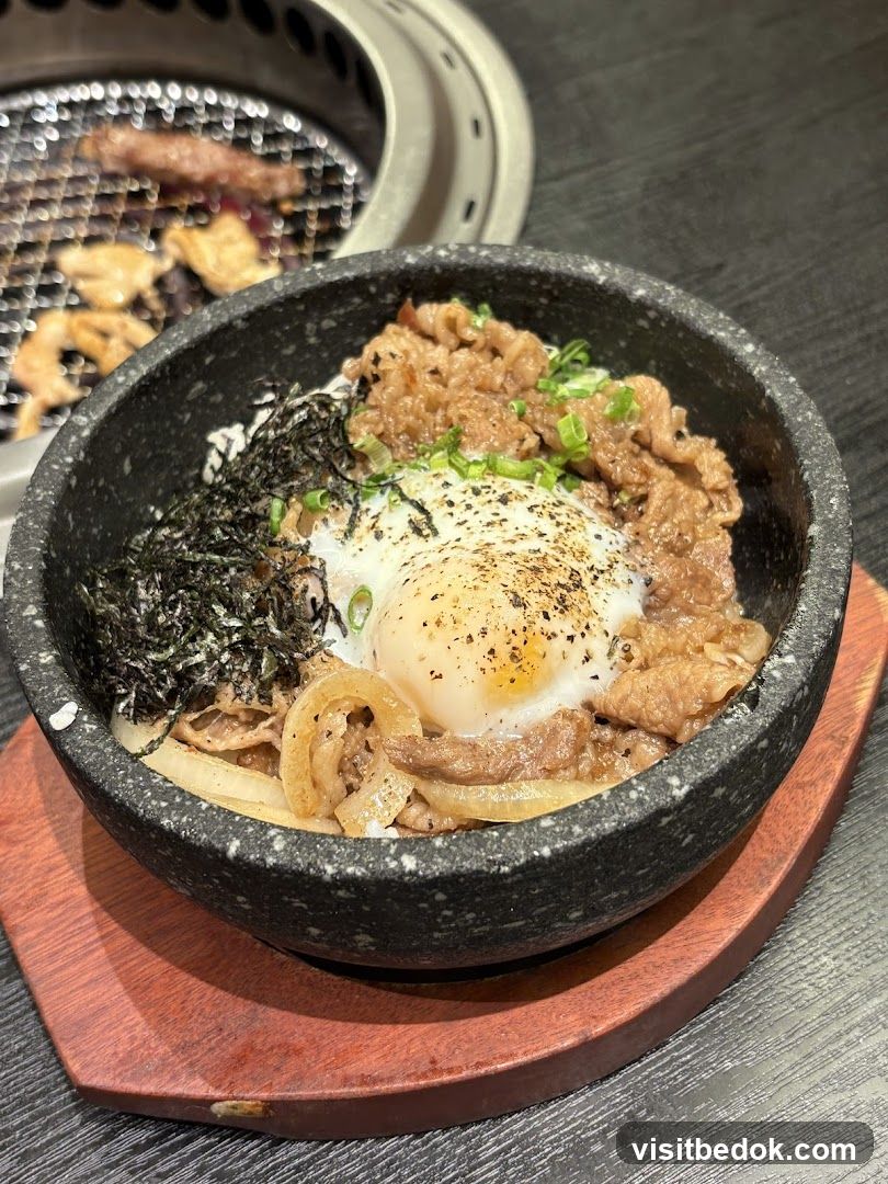 Bibimbap in a Stone Bowl
