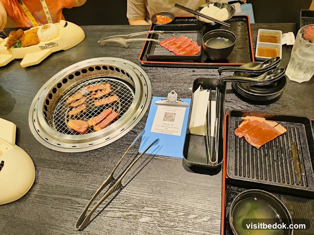 Table Setting for Yakiniku